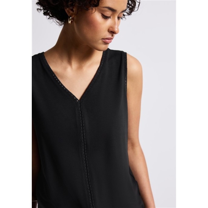 S Street One top A32333 vhals Zwart
